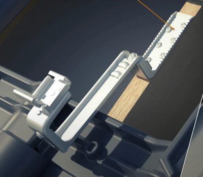 Fixation sur chevron