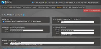 Nouvel onglet à paramétrer dans les paramètres
