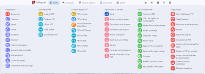Opérations possibles dans Stirling-PDF