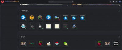 Mes 2 premières catégories (Domotique et Blogs)