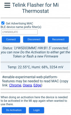 Reconnaissance de la sonde et Activation