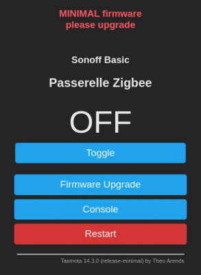Étape 4 : Indication du passage en version 14.3