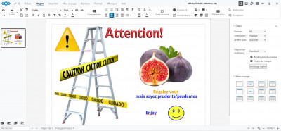 Fichier de type Powerpoint ou Libre-Office Impress dans Nexcloud