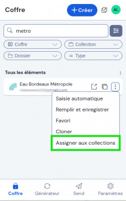 Ajout d'un élément dans une collection